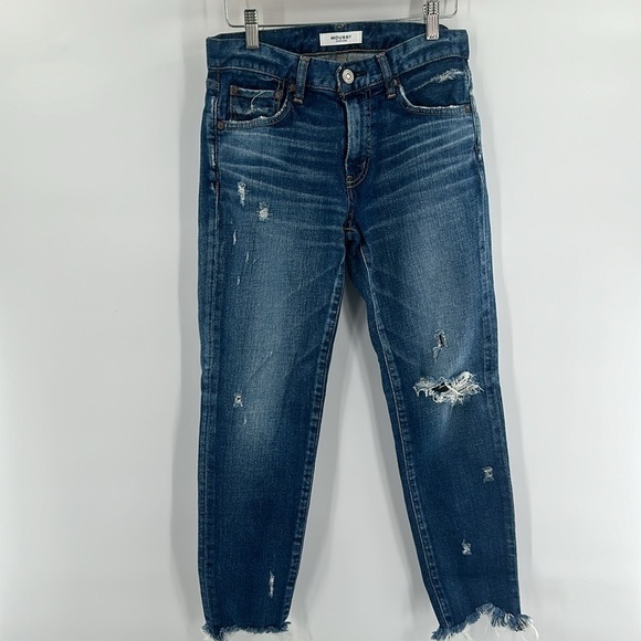 Moussy Vintage Howa Distressed Jeans 26 - Picture 2 of 6